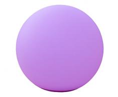 Telefunken Solar Ball 30 Connectivity Gartenleuchte, Kugel 30 cm, mit Funkempfänger, sanfterFarbwechsel, sehr hell mit 1,2W, austauschbare Akkus, hohe Ladeleistung von 1,5W, wasserdicht