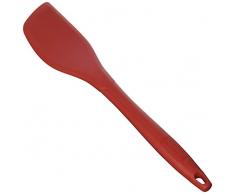 Kaiser Kaiserflex Red Teigschaber Silikon 315 cm Silikon mit Metallkern spülmaschinengeeignet hitzebeständig bis 200°C & KAISERflex Kochlöffel 30 cm Red 100% lebensmittelechtes Silikon