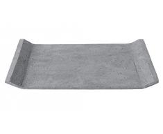 Blomus Dekoschale, Dunk Grau, H 2, 5 cm, B 40 cm, T 30 cm