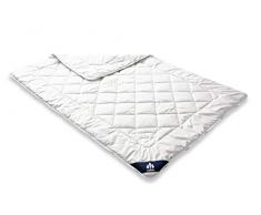 Badenia Bettcomfort Steppbett Irisette Yakhaar Leicht Sommerdecke, 155 x 200 cm, weiß