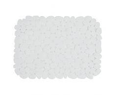 MSV Pebbles PVC Spülbeckenmatte, weiß