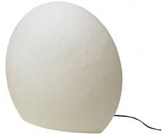 Authentics 824556 Bodenleuchte EGGO / L / Outdoor / H 65 cm à 78 cm / weiÃ