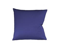 fleuresse Colours Kissenbezug, Baumwolle, royal, 25 x 17.4 x 2 cm