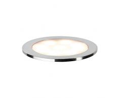 Paulmann Leuchten Paulmann 93829 Special Line Allround IP67 tauchwassergeschützt Einbaustrahler Einbaulampe satiniert Wamweiß Deckenspot 1x0,7W Lampe Einbauleuchte, Kunststoff, 0.7 W