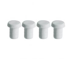 WMF Ersatzfüße für Schneidbrett 4-teilig Schneidebrett Wechselmatten Kunststoff