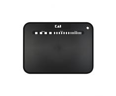 Kai Schneidmatte Schneidebrett, Kunststoff, Schwarz, 30 x 22 x 0,2 cm