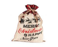 pajoma Adventskalender Nikolaussack Weihnachten, Jutesack zum Befüllen