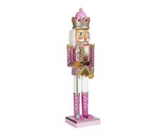 Kurt Adler 15-Inch Pink Nutcracker Nussknacker, Mehrfarbig, Tall