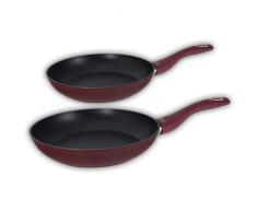 San Ignacio PK1321 Set Pfannen VINUM-Ø20/24 cm, geschmiedetes Aluminium, ergonomischer Griff Soft Touch für Spiel- und Gas- und Vitro-Gas