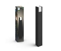 Philips Hue White LED Wegeleuchte Fuzo, für den Aussenbereich, dimmbar, warmweißes Licht, steuerbar via App, kompatibel mit Amazon Alexa (Echo, Echo Dot)