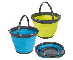 Guaranteed4Less Eimer Wasser faltbar aus Silikon Groß 10 L zur Reinigung von Haus und Camping