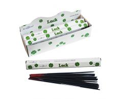 Stamford Luck Räucherstäbchen, beglückender Duft, 20 Stück pro Pack, 6 Pack