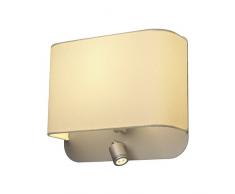 SLV Accanto LEDspot Round Wandleuchte, E27, maximum 24 W, LED 3000K, Er Schirm 155681