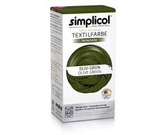 Simplicol Textilfarbe intensiv (18 Farben), Oliv-GrÃ¼n 1814, DunkelgrÃ¼n: Einfaches FÃ¤rben in der Waschmaschine, All-in-1 Komplettpackung