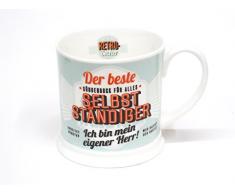 H & H Becher, Porzellan, Mehrfarbig, 12 x 8.7 x 8.7 cm