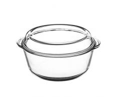 Mason Cash Auflaufform, Borosilikatglas, transparent, 28 x 25 x 11 cm