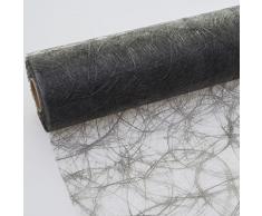 Deko AS GmbH Sizoweb Tischband dunkelgrau 30 cm Rolle 25 Meter - 64 032-R 300