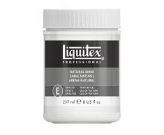 Liquitex 6508 Professional Natursand Strukturgel Medium für Acrylfarben, fein strukturiertes Gel, das eine Sandoptik auf den Untergrund zaubert - 237ml Töpfchen
