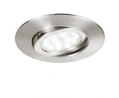 Eco Light Einbauleuchte, Aluminium, 5 W, silber, 0 x 9 x 0.25 cm