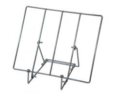 Zeller 24878 Buchständer, Metall verchromt, ca. 30 x 20 x 24,5 cm