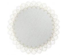 Plauener Spitze by Modespitze 3086L_14_90 Tischdecke Nizza L, Größe 90 cm, rund