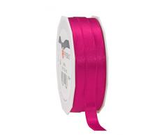 Präsent - SATIN Geschenkband - magenta - 25-m-Spule 10 mm