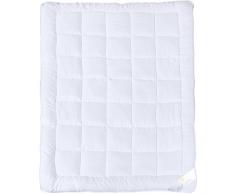 aqua-textil Soft Touch Duo Bettdecke 200 x 240 cm Steppdecke atmungsaktiv warm Winter Decke