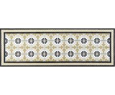 Wash + Dry Kitchen Tiles Fußmatte, Acryl, beige, 60 x 180 x 0.7 cm