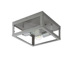 EGLO Außenleuchte, Verschiedene Materialien, Silber