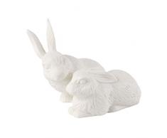 Villeroy & Boch Easter Bunnies Porzellanfigur Zwei Hasen, Porzellan, Weiß