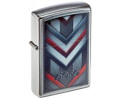 Zippo 60003361 Feuerzeug, Messing, Silber, one Size
