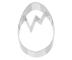 Kaiser Plätzchen Ausstecher, Oster-Ei, Ostern, Ausstechform für Kekse, 6 x 8 x 2,5 cm