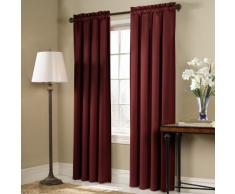 United Curtain Blackstone Verdunkelungsvorhang für Fenster Vorhang-Paneel 54 x 84 Korallenrot