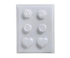 Rayher Hobby GieÃform: Deko KnÃ¤ufe, Holz, transparent, 3.15 x 2.2 x 0.15 cm