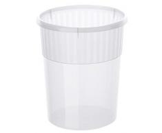 Rotho Spacemaker Papierkorb 18 l, Kunststoff (PP), Schwarz, 18 Liter (31 x 31 x 35 cm)