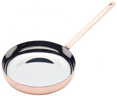 Kitchen Craft Schmorpfanne Master Class Artesa 9cm, Edelstahl, Silber/Kupfer, 28 x 18 x 18 cm