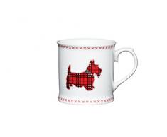 Kitchen Craft 400 ml Scottie Dog Krug Tasse, Porzellan, mehrfarbig