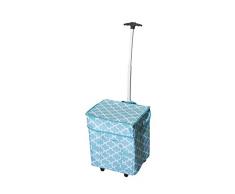 dbest products Smart Cart Rolling Mehrzweck-Korb, zusammenklappbar Regular Trendy Marokkanische Fliese