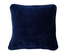 Gözze Premium Cashmere Kissenbezug, Polyester, Marine, 50 x 50 x 5 cm, 2-Einheiten