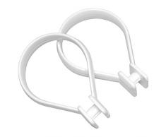 Sealskin Ringe für Duschvorhang, Weiß, 3 x 4.7 x 6.6 cm