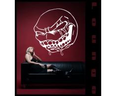 INDIGOS 4052166011099 Wandtattoo w110 Kopf, Monster, Fantasy Wandaufkleber 120 x 113 cm, gelb