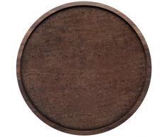 LSA International City Serviertablett, walnuss, Ø40cm