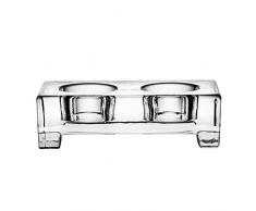 Crystaljulia Teelichthalter, Transparent