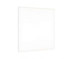 Paulmann 79818 LED Panel Velora eckig incl. 1x34 Watt Deckenlampe Weiß matt Lichtpanel Metall Deckenlicht 3000 K, 34 W, 595mm