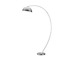 Trio Leuchten LED Stehleuchte Florestan 429910107, Metall Nickel matt, 4x 4.3 Watt