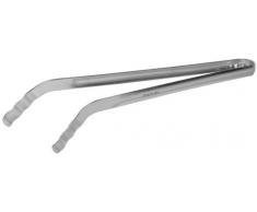 Fackelmann Grillzange BBQ, hochwertige Küchenzange aus Edelstahl, klassische Grillpinzette für kinderleichtes Grillen, Menge: 1 Stück, Farbe: silber