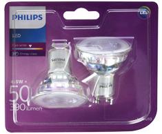 Philips Glühbirne Led Spot Gu10 50 W Pack de 2 Weiß/Silberfarben