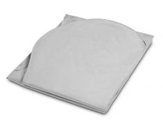 Traumnacht Jumbo XXL Bezug, für Seitenschläferkissen, Schwangerschaftskissen, Lagerungskissen in 140 x 75 x 20 cm, grau