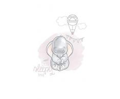 Disney Wandbild von Komar | Dumbo Sleepy | Kinderzimmer, Babyzimmer, Dekoration, Kunstdruck | Größe 50x70cm (Breite x Höhe) | ohne Rahmen | WB030-50x70