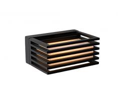 Lucide MALTA-LED - Wandleuchte Außen - LED - 1x5,4W 2700K - IP54 - Schwarz